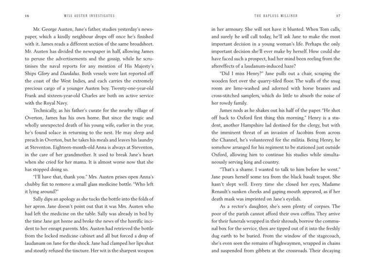 Produktbild: Miss Austen Investigates: The Hapless Milliner
