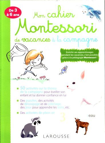 Produktbild: Mon cahier Montessori de vacances &agrave; la campagne : de 3 &agrave; 6 ans