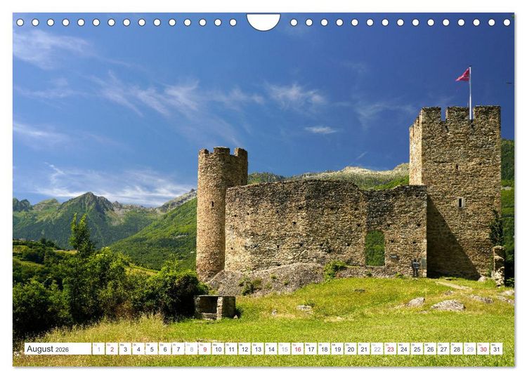 Produktbild: Frankreich - die Pyren&auml;en (Wandkalender 2026 DIN A4 quer), CALVENDO Monatskalender