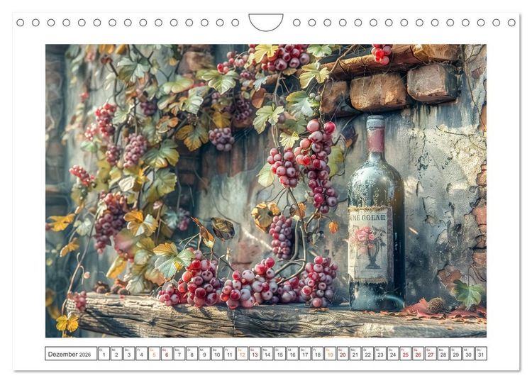 Produktbild: Der Weingenie&szlig;er (Wandkalender 2026 DIN A4 quer), CALVENDO Monatskalender