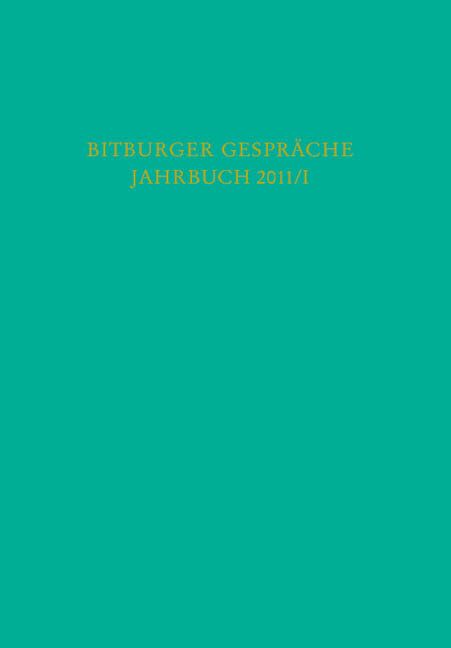 Produktbild: Bitburger Gespr&auml;che Jahrbuch 2011/I