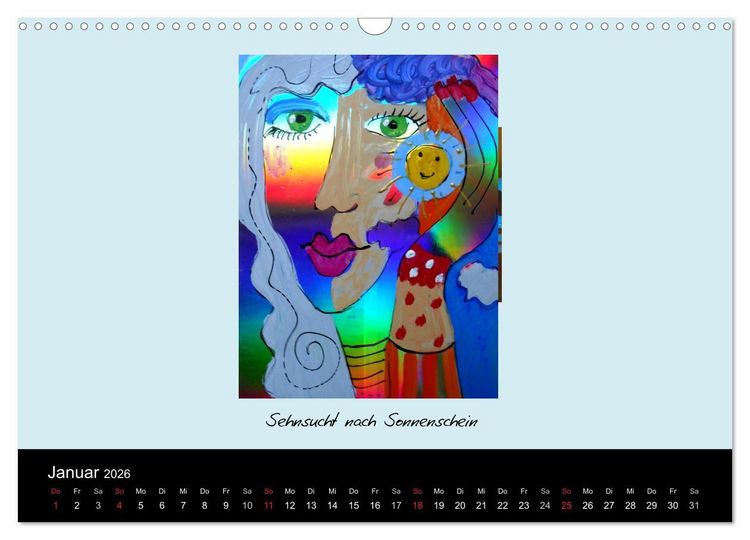 Produktbild: Lebensfreude 2026 (Wandkalender 2026 DIN A3 quer), CALVENDO Monatskalender