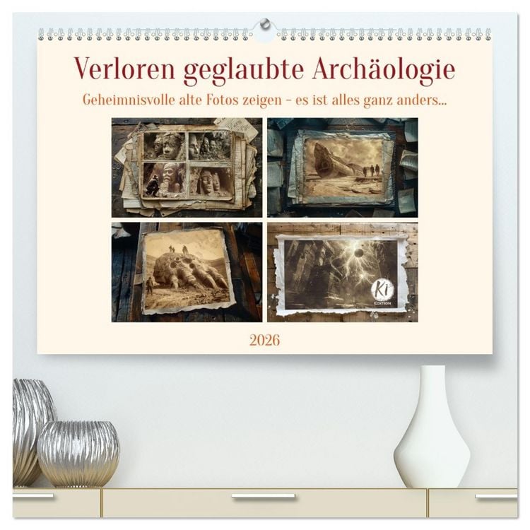 Produktbild: Verloren geglaubte Arch&auml;ologie (hochwertiger Premium Wandkalender 2026 DIN A2 quer), Kunstdruck in Hochglanz