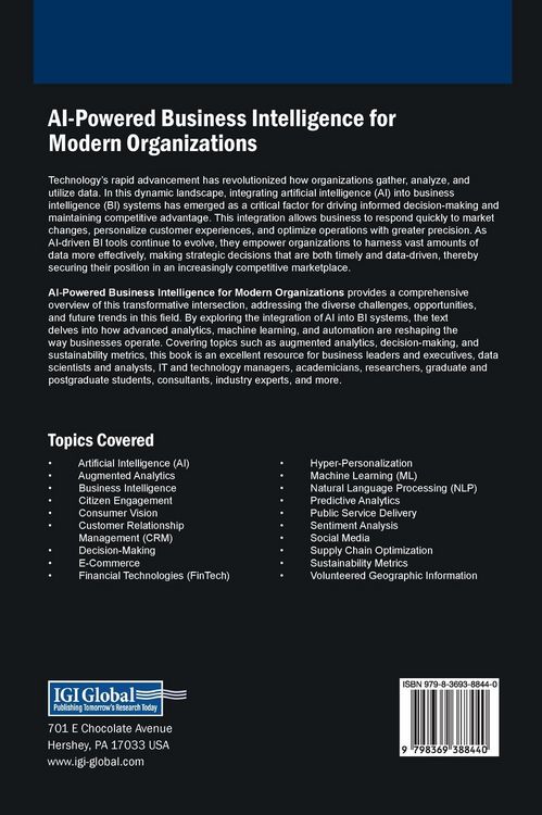 Produktbild: AI-Powered Business Intelligence for Modern Organizations