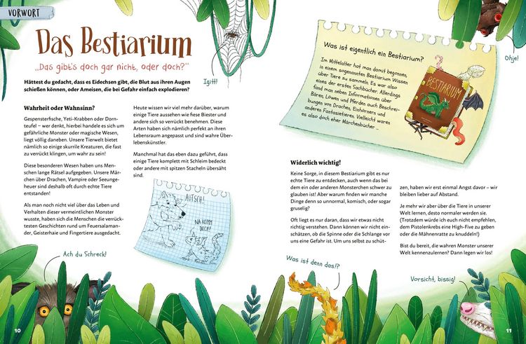 Produktbild: Stacheln, Schleim & spitze Z&auml;hne! Mein Bestiarium der au&szlig;ergew&ouml;hnlichen Tiere
