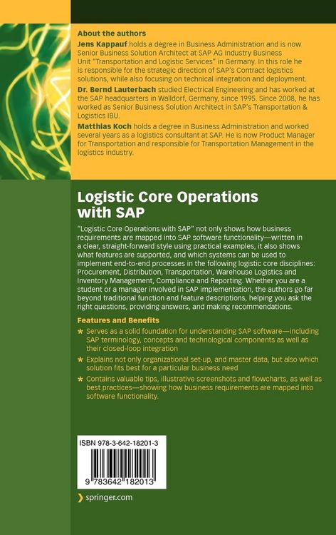 Produktbild: Logistic Core Operations with SAP