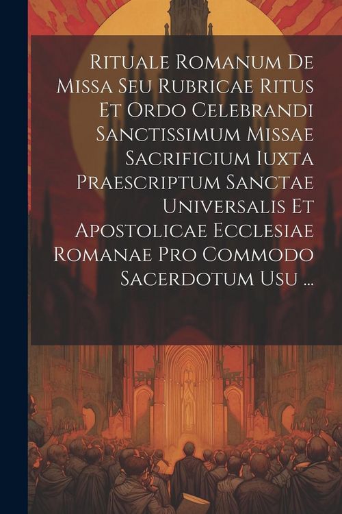 Produktbild: Rituale Romanum De Missa Seu Rubricae Ritus Et Ordo Celebrandi Sanctissimum Missae Sacrificium Iuxta Praescriptum Sanctae Universalis Et Apostolicae E