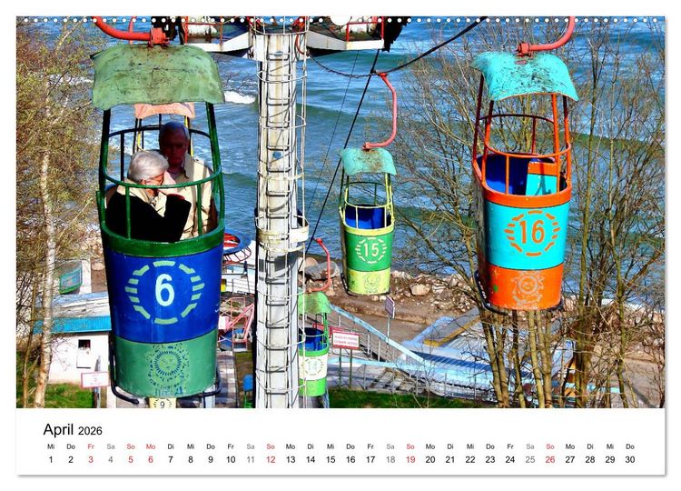 Produktbild: Rauschen-Swetlogorsk - Russlands Sotschi des Nordens (Wandkalender 2026 DIN A2 quer), CALVENDO Monatskalender
