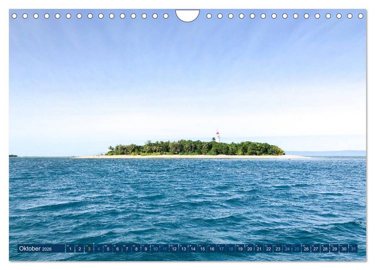 Produktbild: Great Barrier Reef und die Whitsundays (Wandkalender 2026 DIN A4 quer), CALVENDO Monatskalender