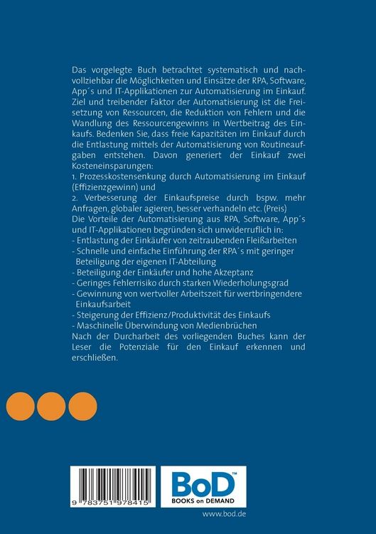 Produktbild: RPA, Software, App&acute;s und IT-Applikationen im Einkauf