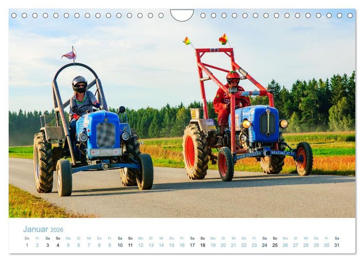 Produktbild: Traktorrennen - die 24 Stunden von Reingers (Wandkalender 2026 DIN A4 quer), CALVENDO Monatskalender
