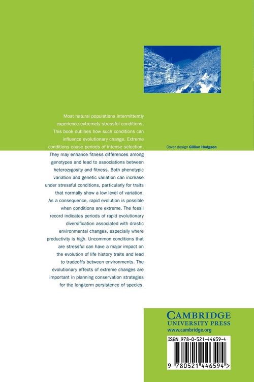 Produktbild: Extreme Environmental Change and Evolution