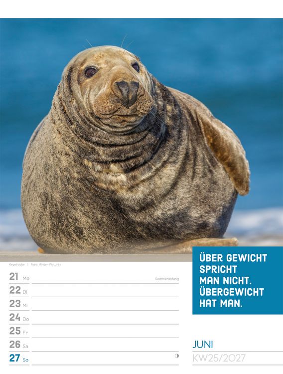 Produktbild: Tierisch Spr&uuml;chekalender Wochenplaner 2027