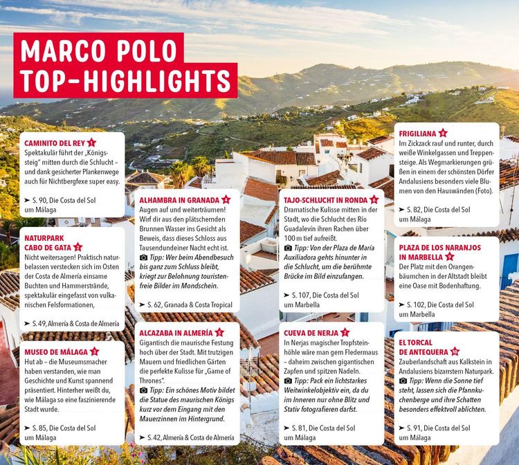 Produktbild: MARCO POLO Reisef&uuml;hrer Costa del Sol, Costa de Almer&iacute;a, Costa Tropical, Granada