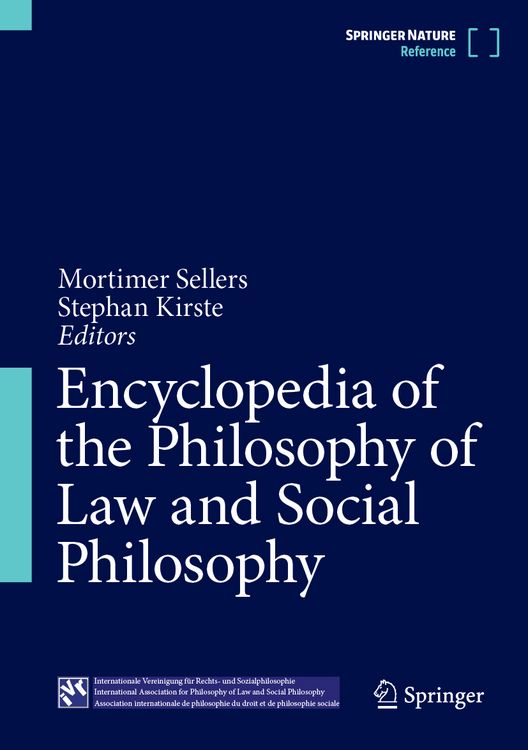 Produktbild: Encyclopedia of the Philosophy of Law and Social Philosophy