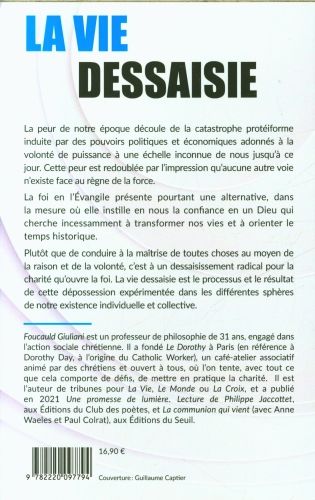 Produktbild: La vie dessaisie : la foi comme abandon plut&ocirc;t que la ma&icirc;trise