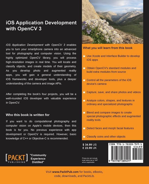 Produktbild: IOS Application Development with OpenCV 3