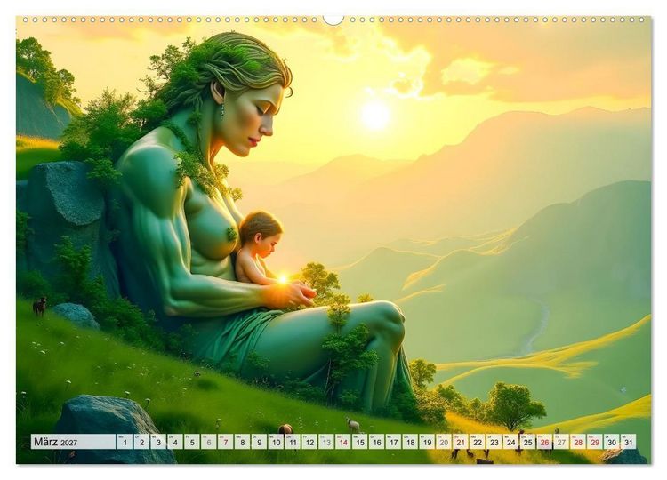 Produktbild: Titanen &ndash; Herrscher vor den G&ouml;ttern (Wandkalender 2027 DIN A2 quer), CALVENDO Monatskalender