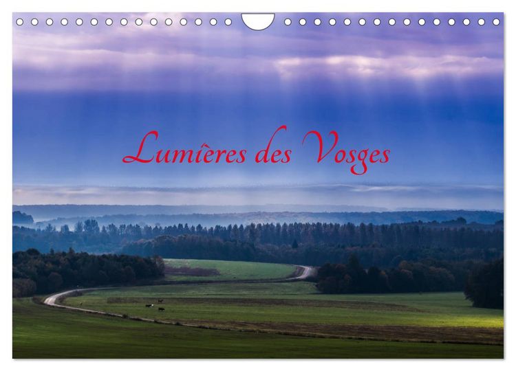 Produktbild: Lumi&egrave;res des Vosges (Calendrier mural 2026 DIN A4 vertical), CALVENDO calendrier mensuel