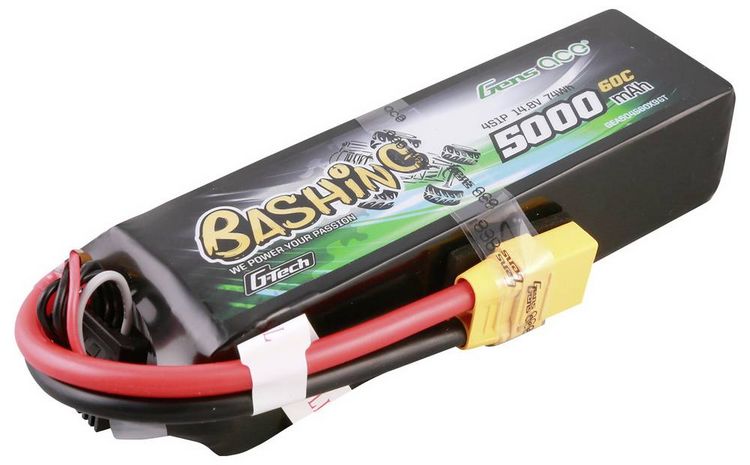 Produktbild: Gens ace Modellbau-Akkupack (LiPo) 14.8V 5000 mAh Block XT90