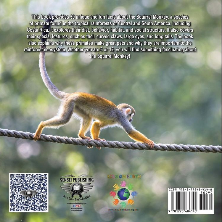 Produktbild: KIDS ON EARTH Wildlife Adventures - Explore The World Squirrel Monkey - Costa Rica