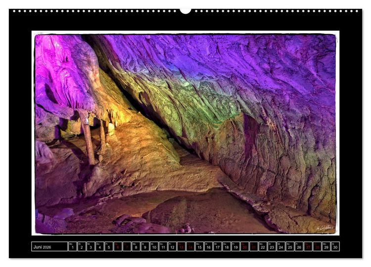 Produktbild: Tropfstein Dechenh&ouml;hle (hochwertiger Premium Wandkalender 2026 DIN A2 quer), Kunstdruck in Hochglanz