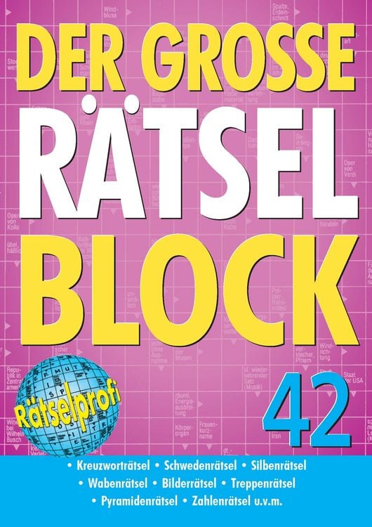 Bild vom Artikel Der große Rätselblock 42 vom Autor 