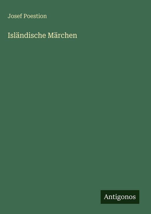 Produktbild: Isl&auml;ndische M&auml;rchen