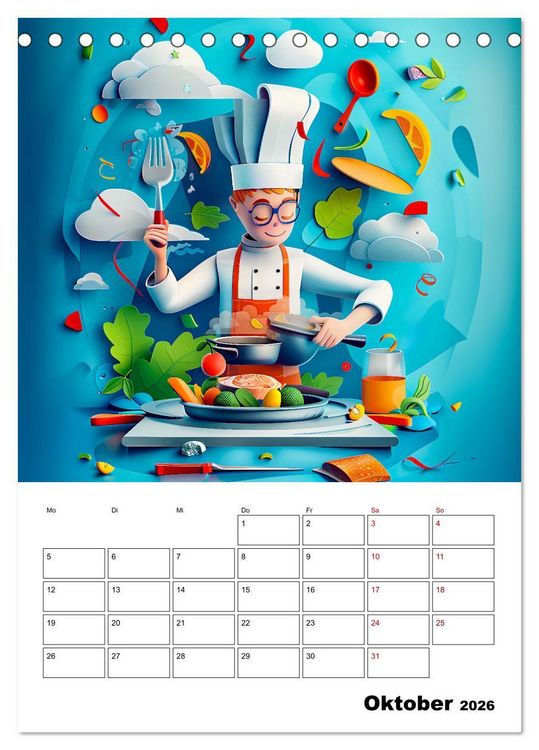 Produktbild: Traumjobs von Morgen - Der Zukunfts-Planer f&uuml;r gro&szlig;e Tr&auml;ume (Tischkalender 2026 DIN A5 hoch), CALVENDO Monatskalender