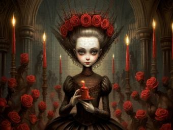 Produktbild: CALVENDO Puzzle Little Gothic-Queen | 2000 Teile Lege-Gr&ouml;&szlig;e 90x67cm Foto-Puzzle f&uuml;r gl&uuml;ckliche Stunden