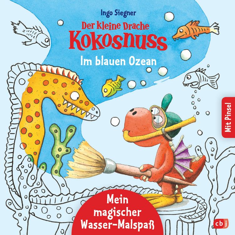 Produktbild: Der kleine Drache Kokosnuss &ndash; Mein magischer Wasser-Malspa&szlig; - Im blauen Ozean