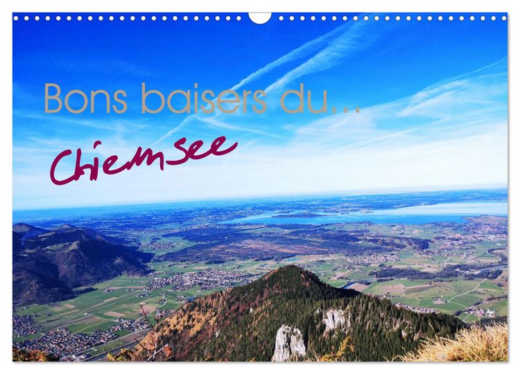 Produktbild: Bons baisers du Chiemsee (Calendrier mural 2026 DIN A3 vertical), CALVENDO calendrier mensuel