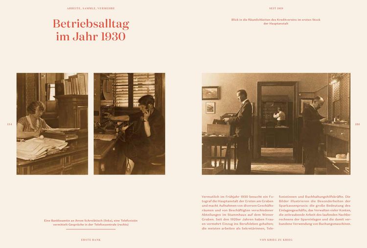 Arbeite, Sammle, Vermehre. Erste Bank seit 1819