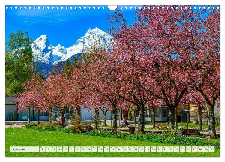 Produktbild: Oberbayerische Ansichten - Unterwegs zwischen Watzmann und Chiemsee (Wandkalender 2026 DIN A3 quer), CALVENDO Monatskalender