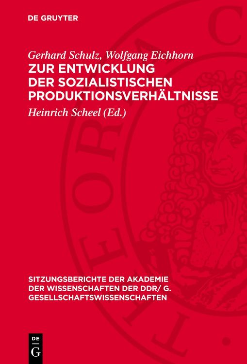 Produktbild: Zur Entwicklung der sozialistischen Produktionsverh&auml;ltnisse