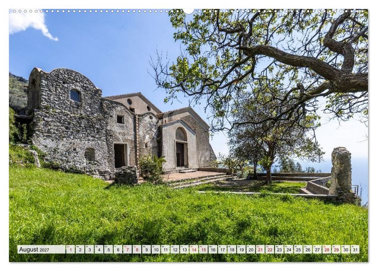 Produktbild: Amalfik&uuml;ste und Capri - Sehnsuchtsorte (hochwertiger Premium Wandkalender 2027 DIN A2 quer), Kunstdruck in Hochglanz