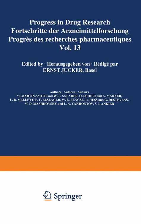 Produktbild: Progress in Drug Research / Fortschritte der Arzneimittelforschung / Progr&egrave;s des recherches pharmaceutiques