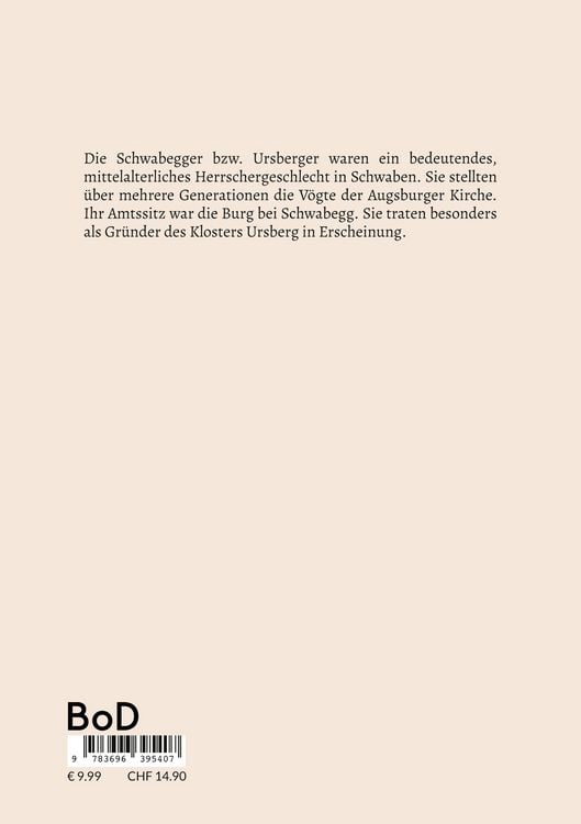 Produktbild: Die Herren von Schwabegg