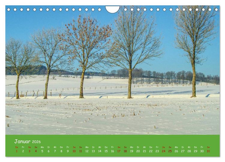 Produktbild: Bergisches Land (Wandkalender 2026 DIN A4 quer), CALVENDO Monatskalender