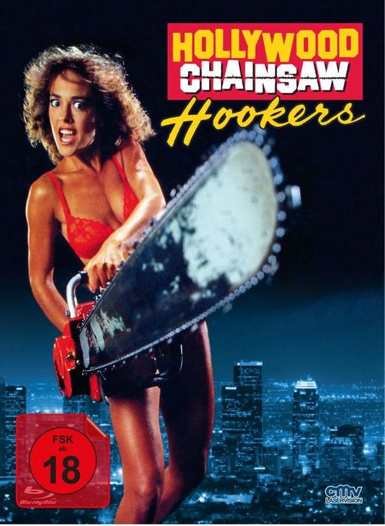 Produktbild: Hollywood Chainsaw Hooker - Mediabook - Cover B - Limited Edition (+ DVD)