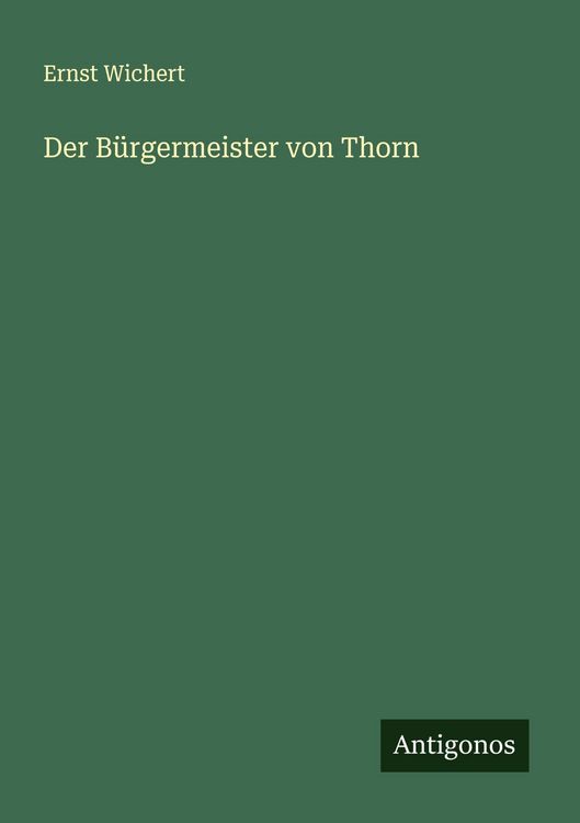 Produktbild: Der B&uuml;rgermeister von Thorn
