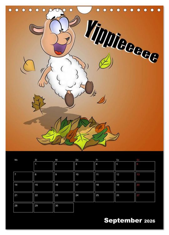 Produktbild: Cartoons - mir doch Bockwurscht (Wandkalender 2026 DIN A4 hoch), CALVENDO Monatskalender