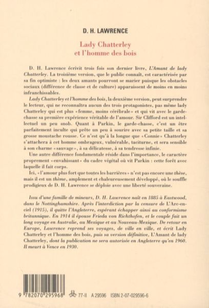 Produktbild: Lady Chatterley et l'homme des bois
