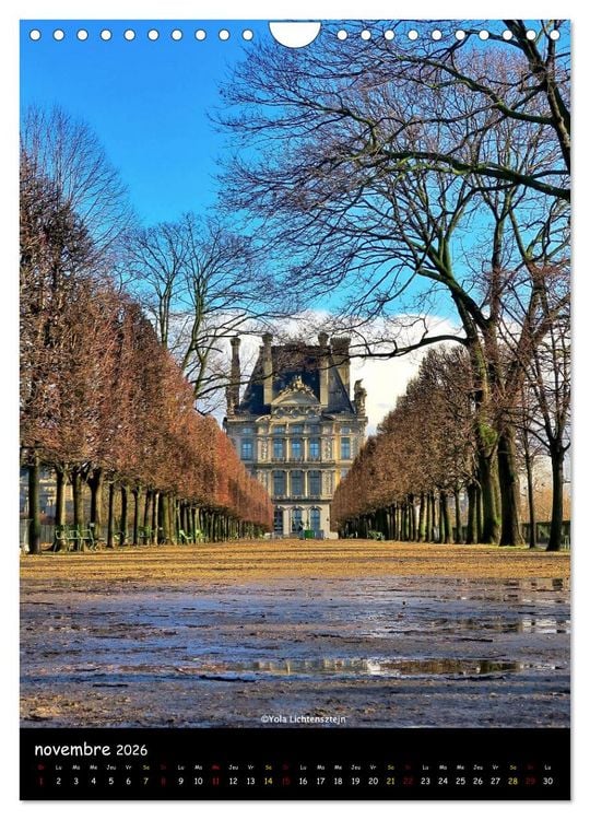 Produktbild: Paris de tous les temps (Calendrier mural 2026 DIN A4 horizontal), CALVENDO calendrier mensuel