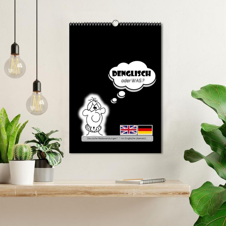 Produktbild: DENGLISCH oder was? (Wandkalender 2026 DIN A3 hoch), CALVENDO Monatskalender