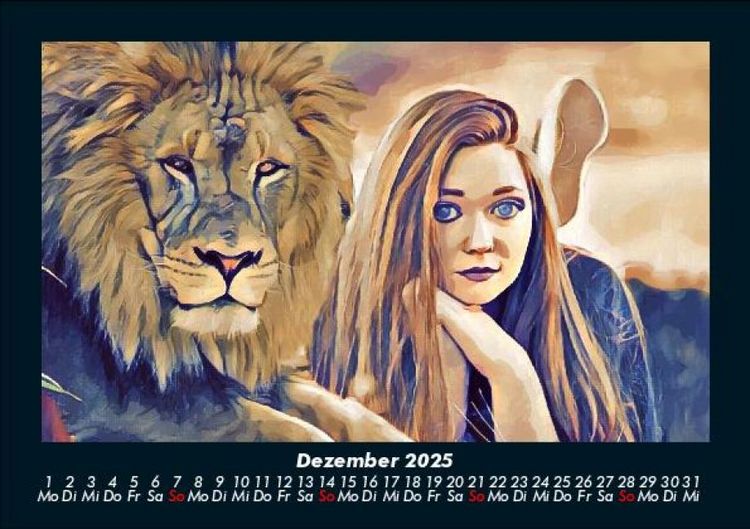 Produktbild: Kunstkalender 2025 Fotokalender DIN A5