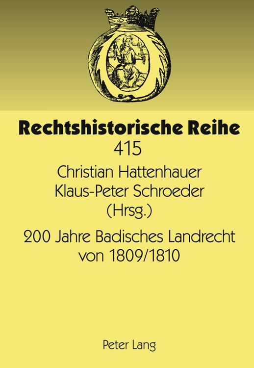 Produktbild: 200 Jahre Badisches Landrecht von 1809/1810