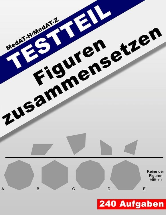 Produktbild: MedAT-H/MedAT-Z: Testteil Figuren zusammensetzen