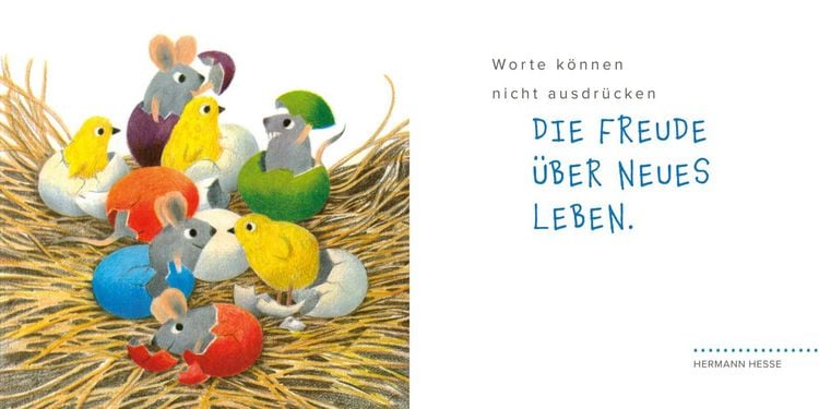 Produktbild: Willkommen im Leben! Herzlichen Gl&uuml;ckwunsch zum Baby! (Frederick von Leo Lionni)