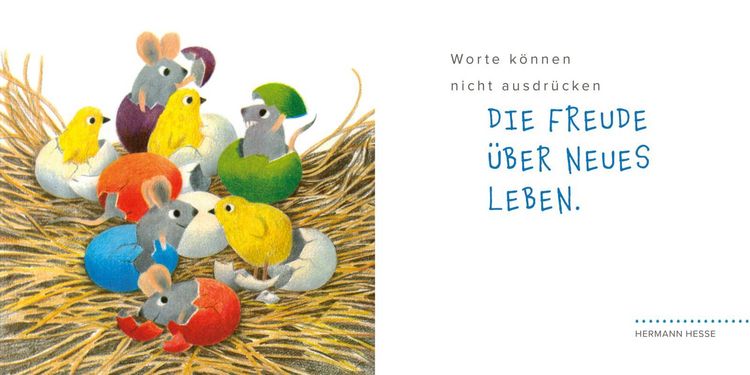 Produktbild: Willkommen im Leben! Herzlichen Gl&uuml;ckwunsch zum Baby! (Frederick von Leo Lionni)